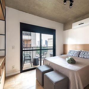 83 New Studio Next Paulista Av, Fast Wifi And Balcony